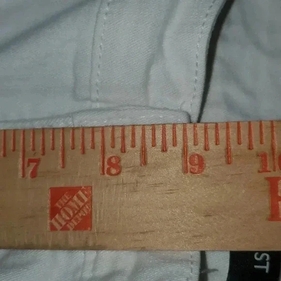 Nine West Gramercy Skinny Capri White Ankle Jeans Size 4 - Picture 15 of 16